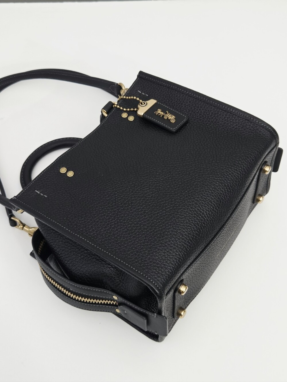 LIKE NEW COACH ROGUE BAG 25 - BLACK - Picture 7 of 14